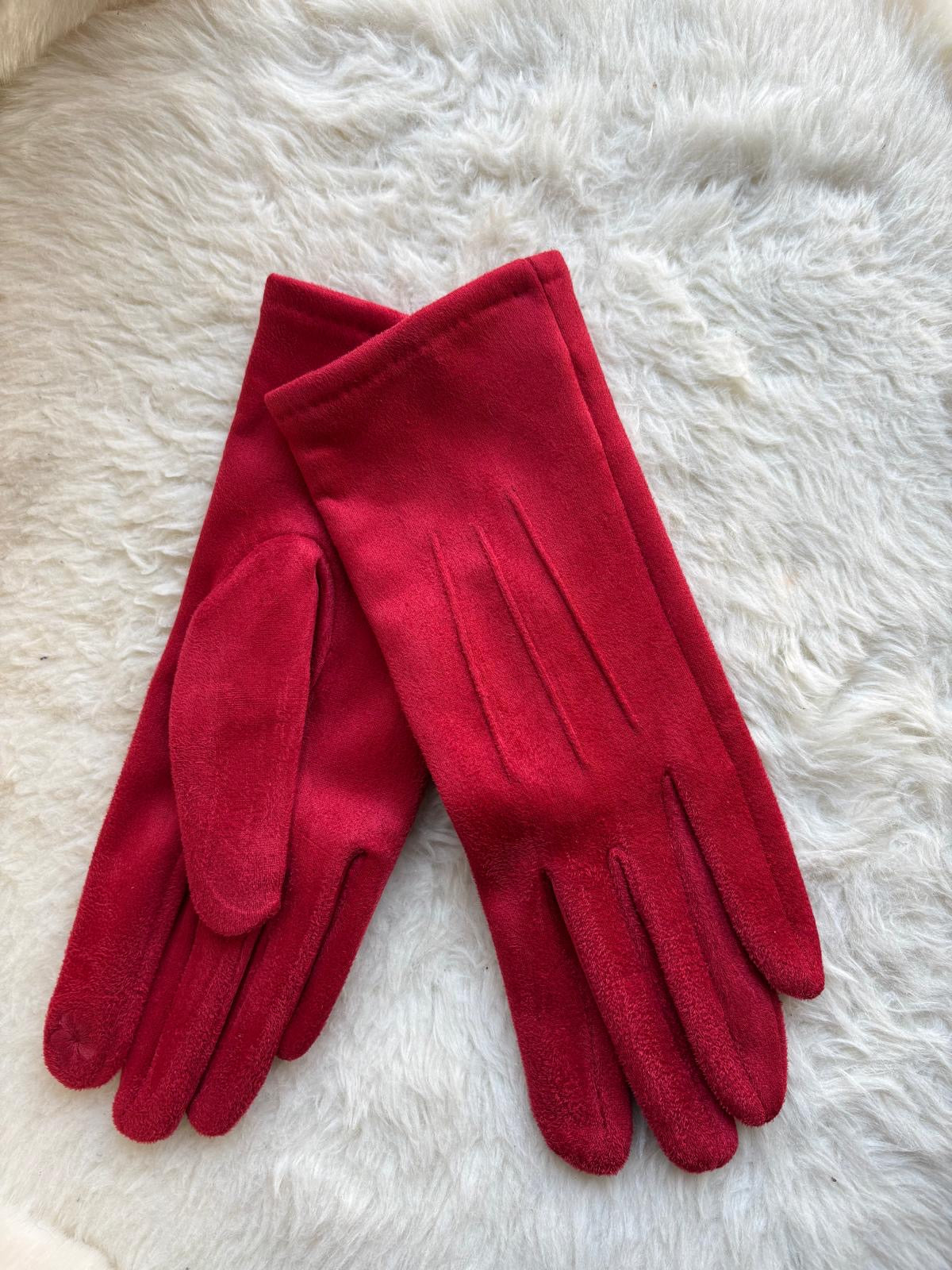 Gants rouges