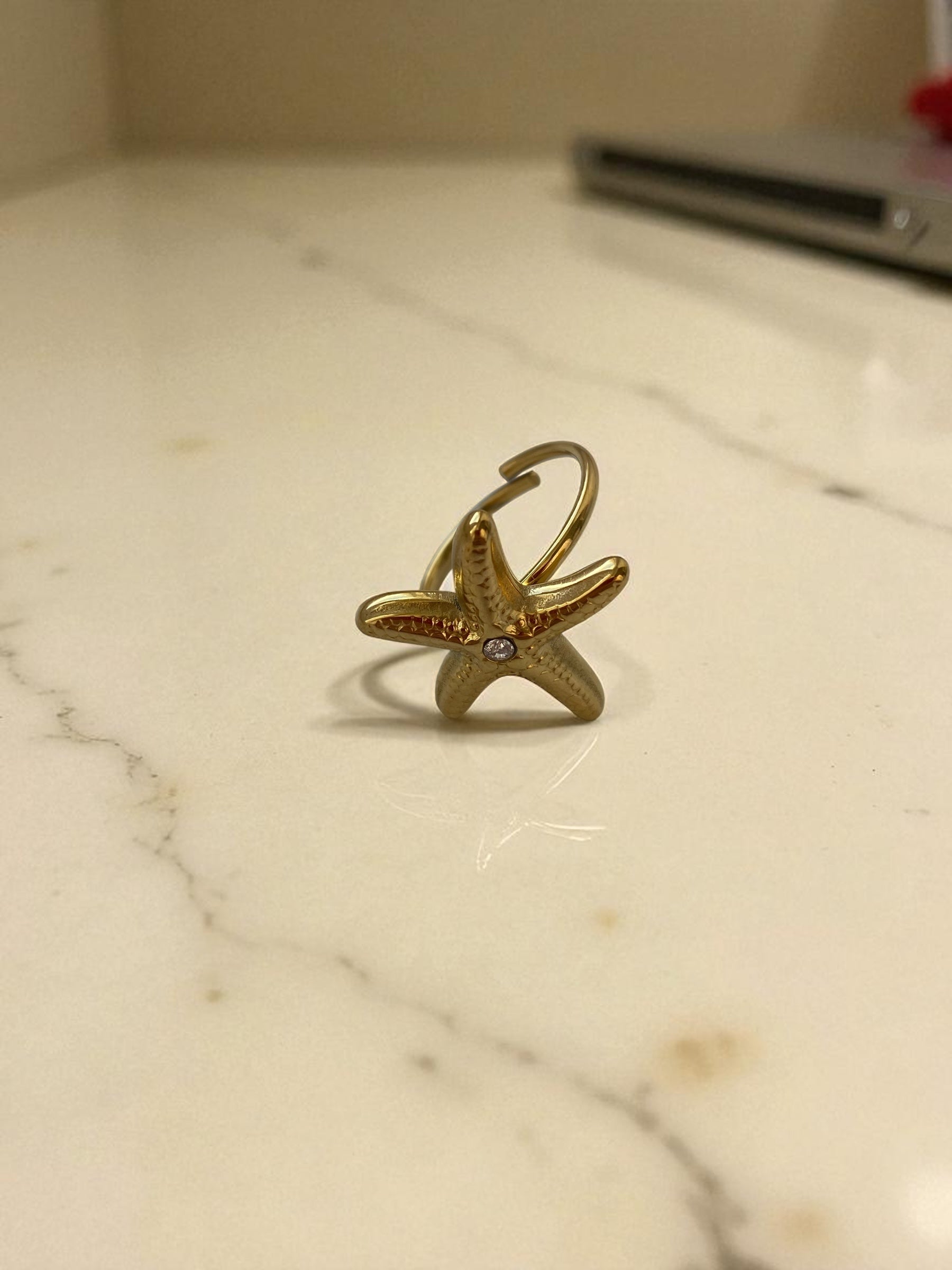 Bague étoile de mer