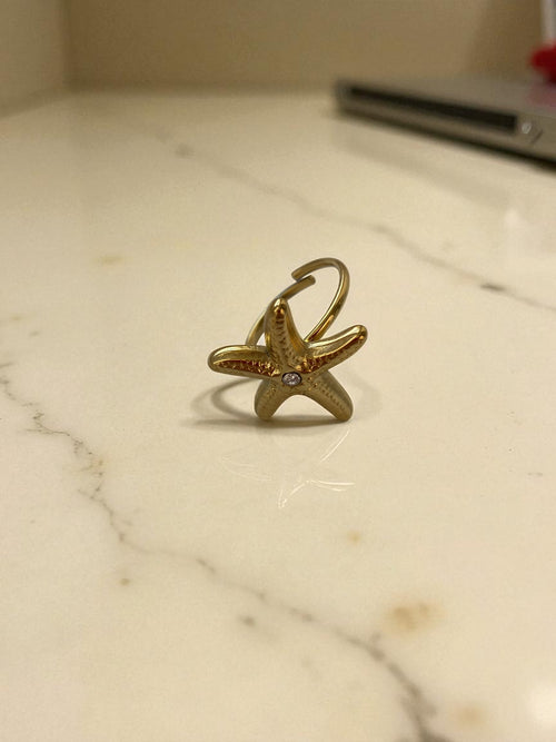 Bague étoile de mer