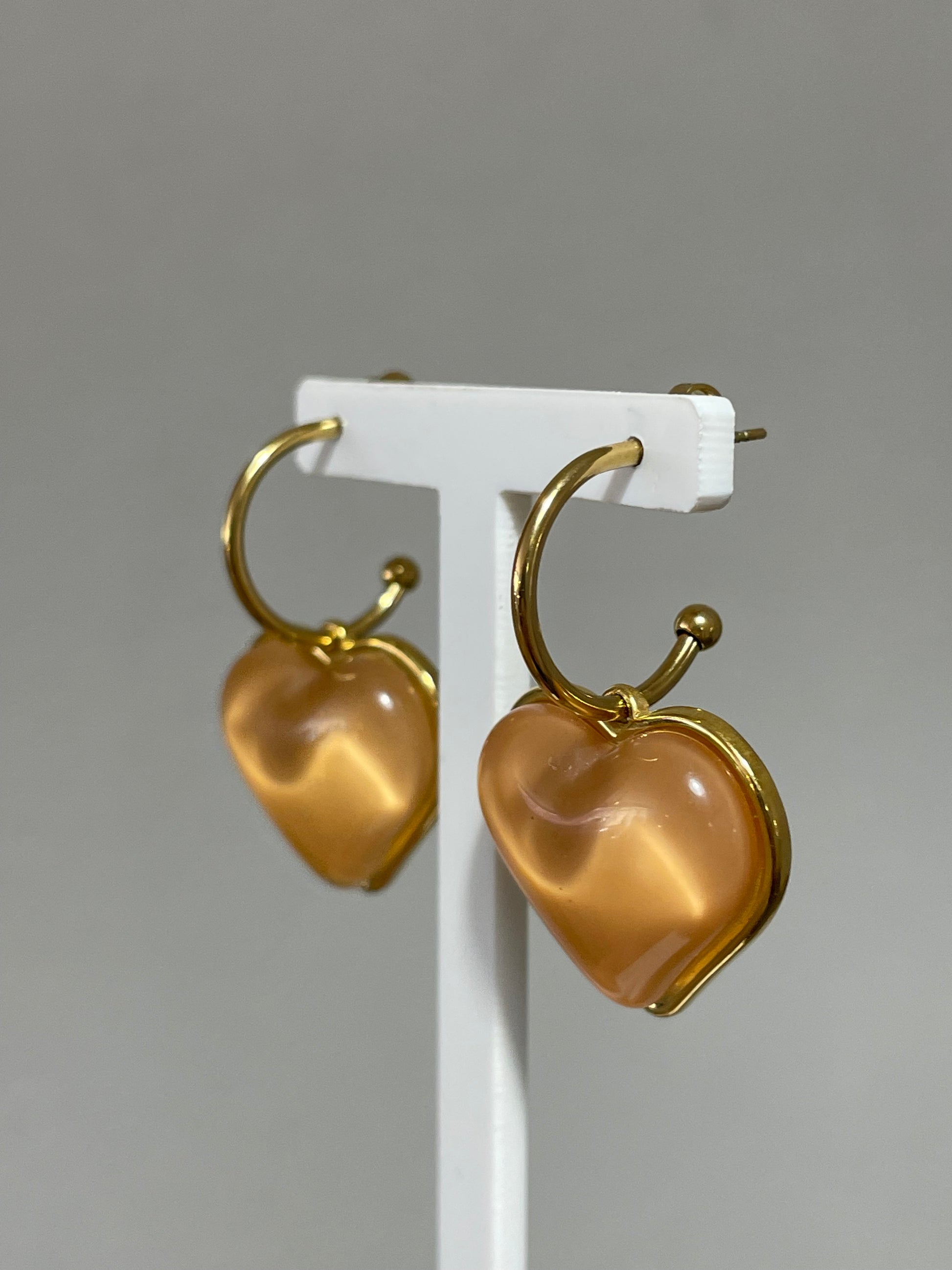 Boucles d’oreilles cœurs