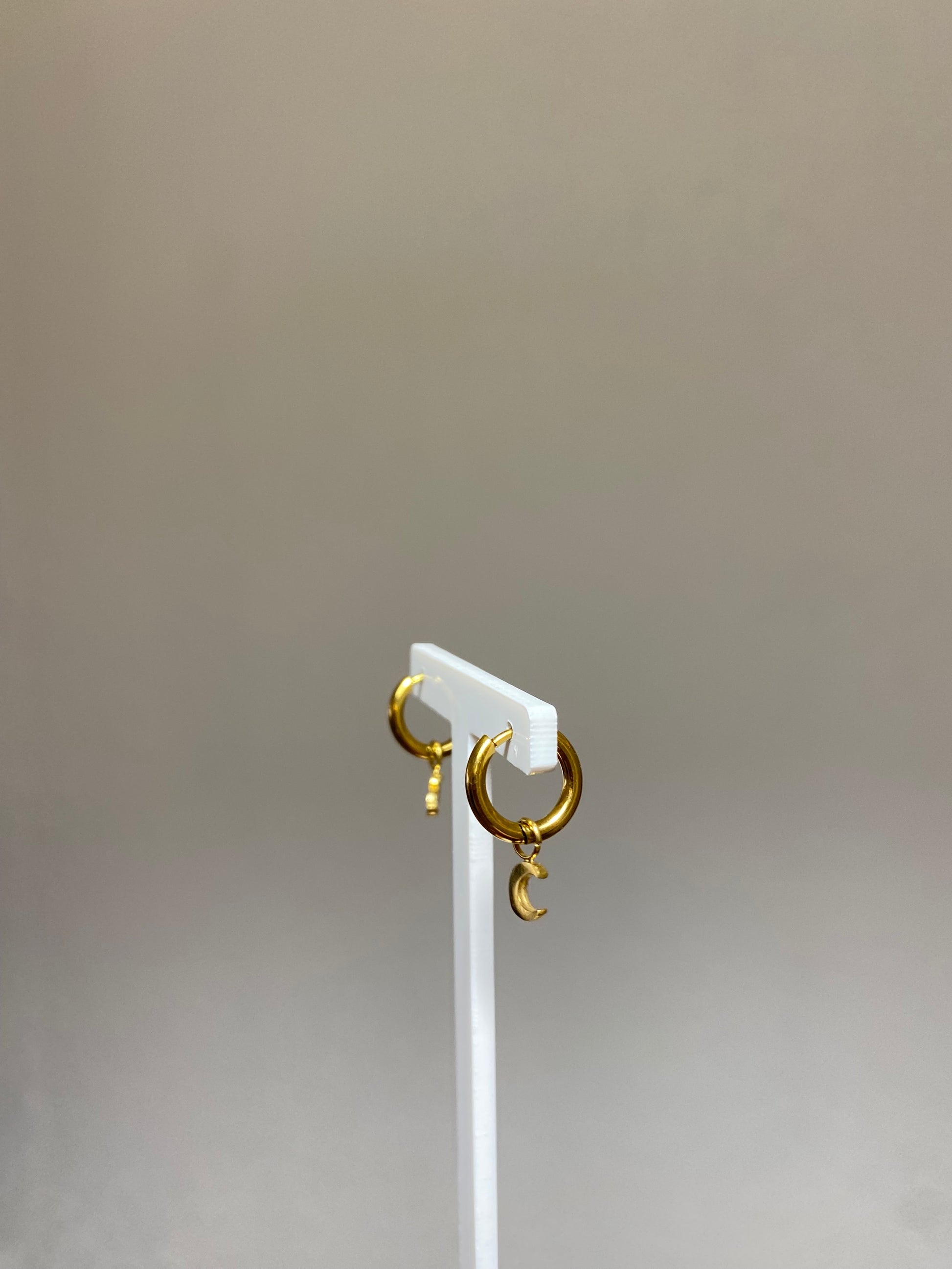 Boucles d’oreilles lune