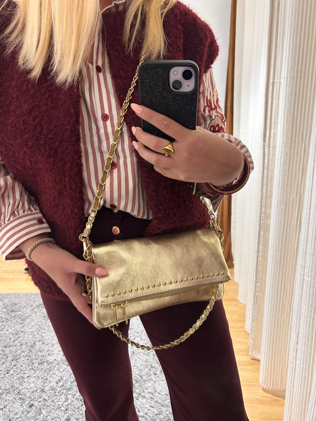 Sac à main doré  💛
