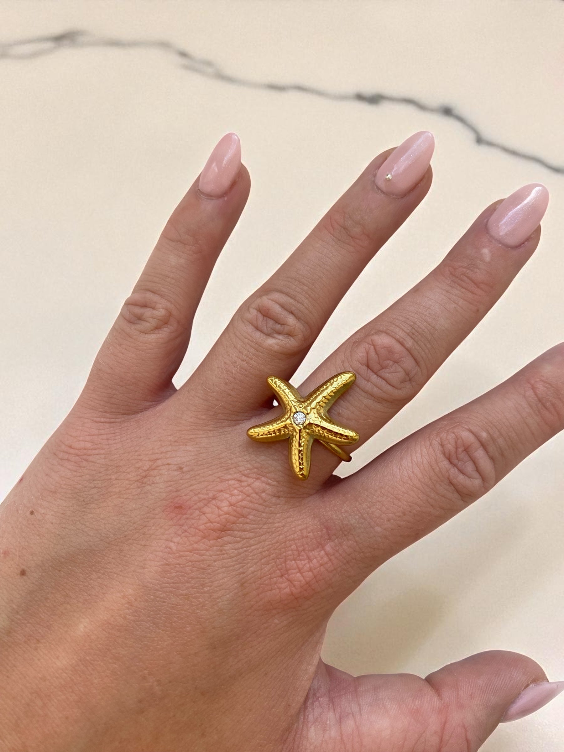 Bague étoile de mer
