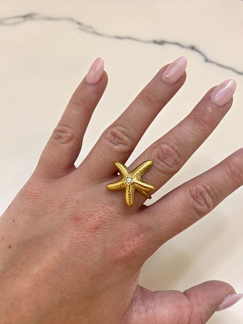 Bague étoile de mer