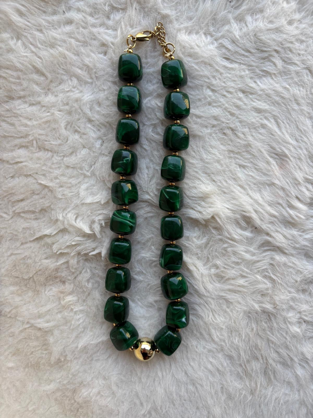 Collier Coco vert