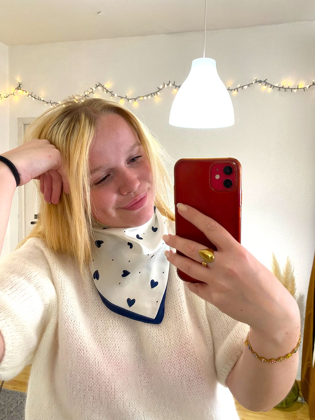 Foulard cœurs