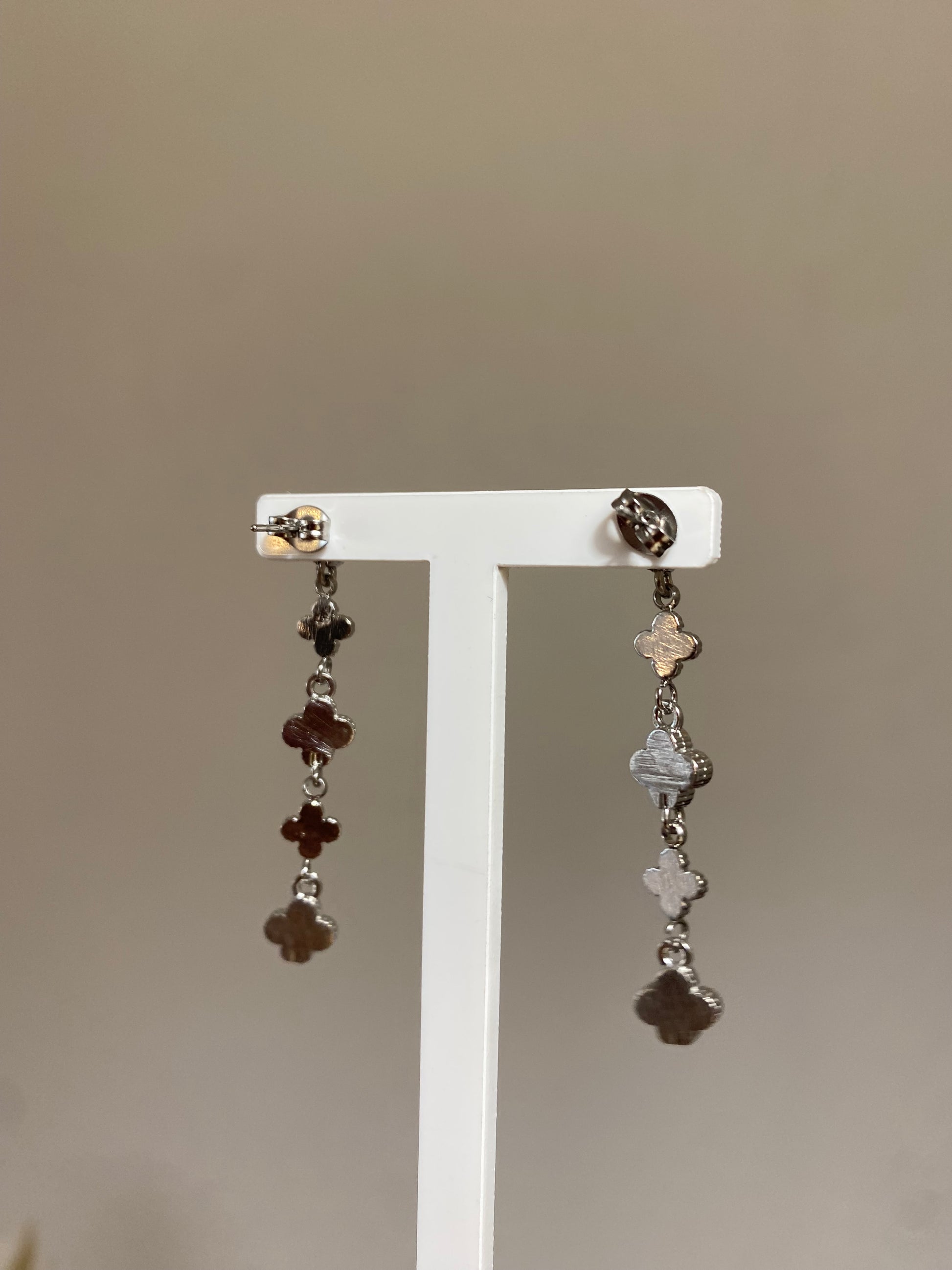 Boucles d’oreilles argentés