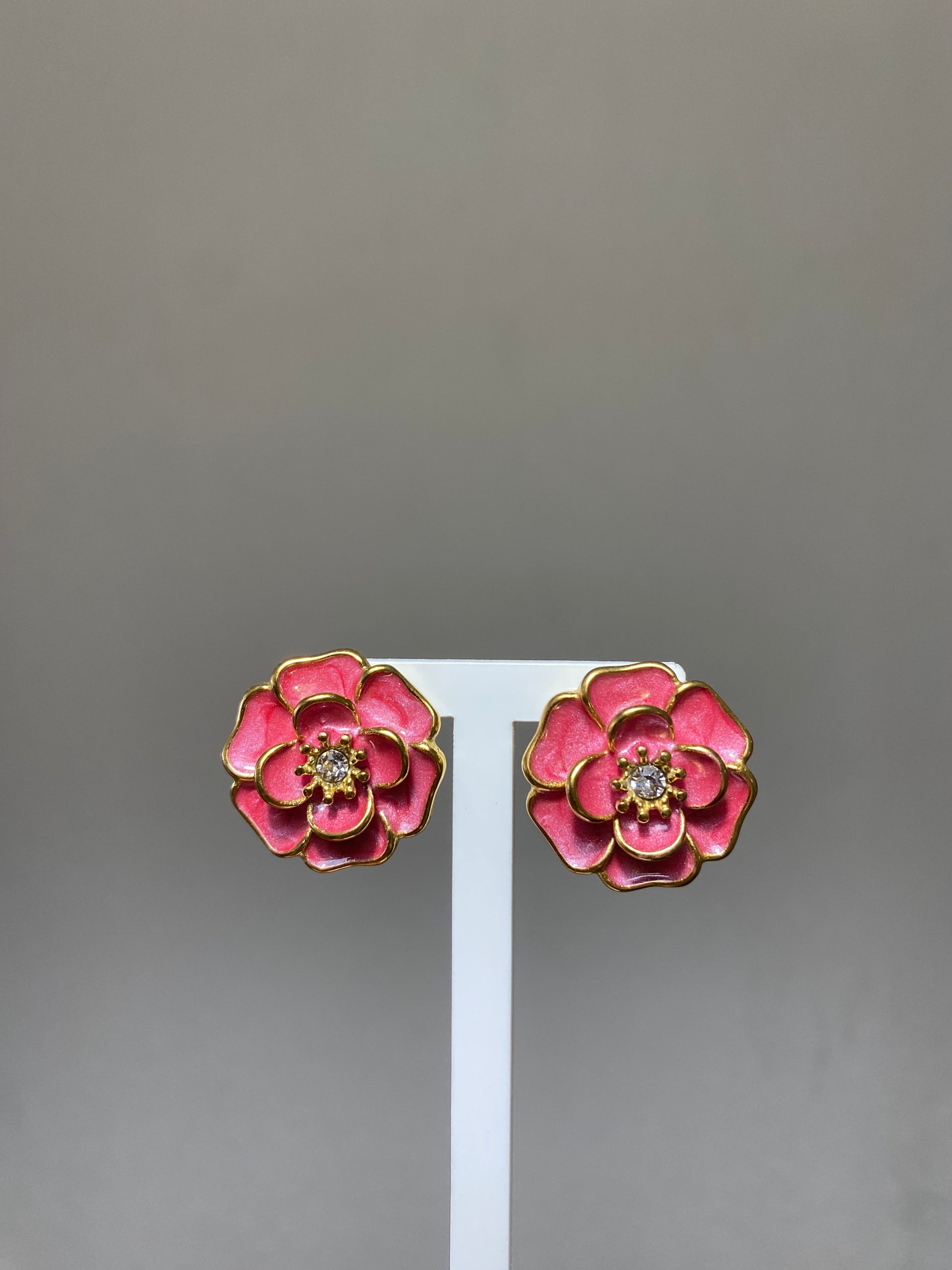 Boucles d’oreilles Rose