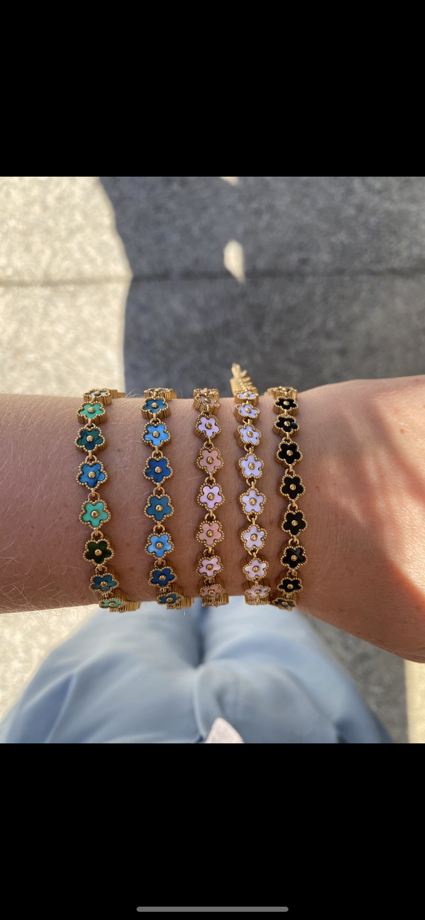 Bracelet fleurs 🌸