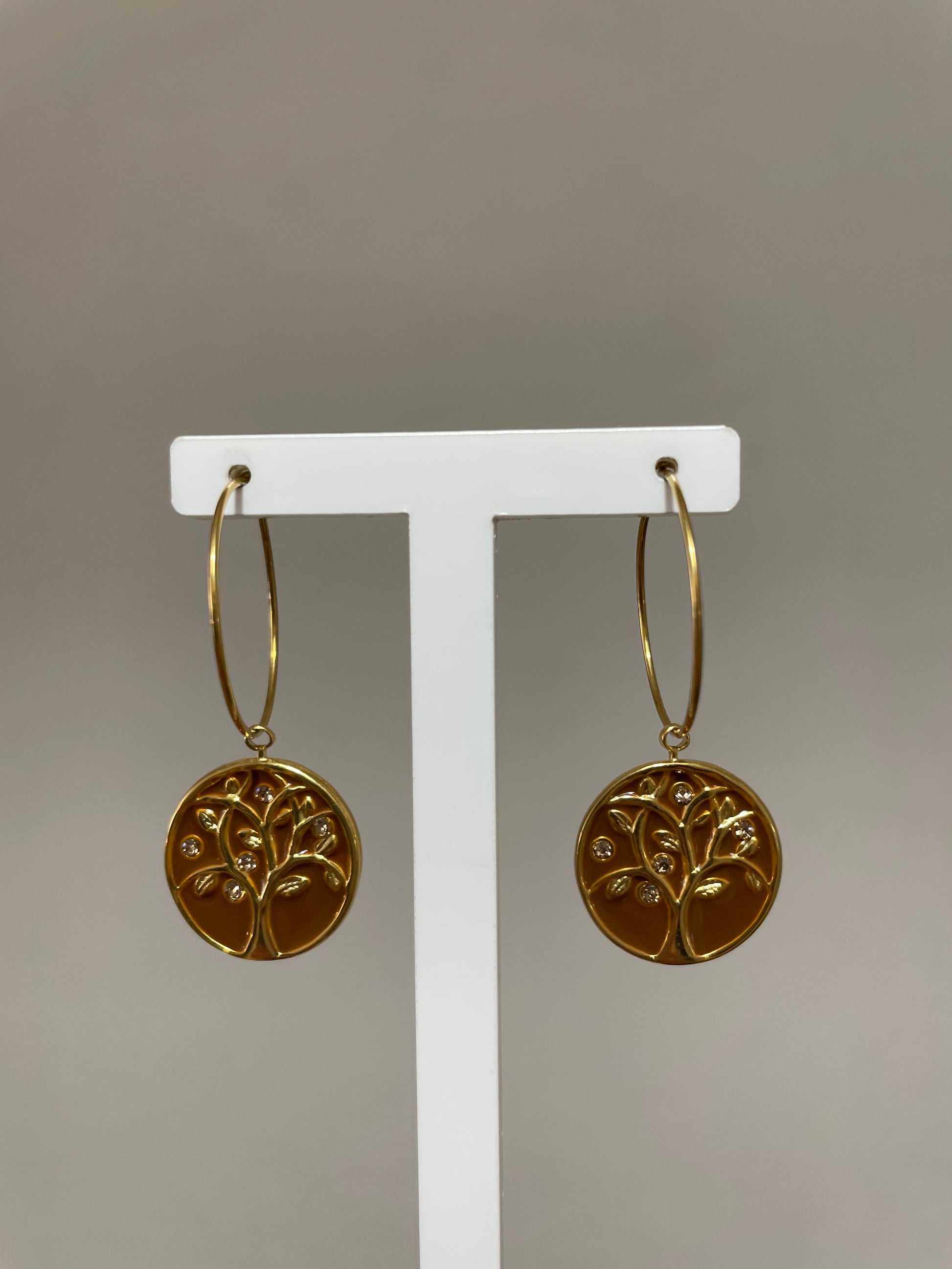 Boucles d’oreilles arbre de vie