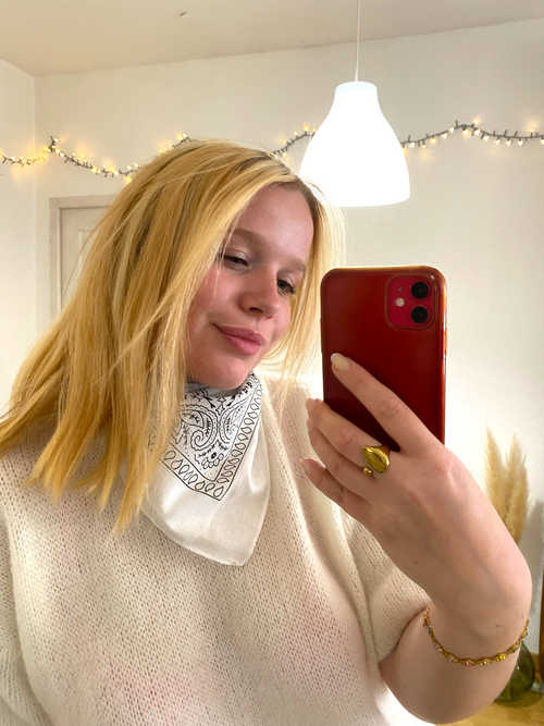 Bandana blanc