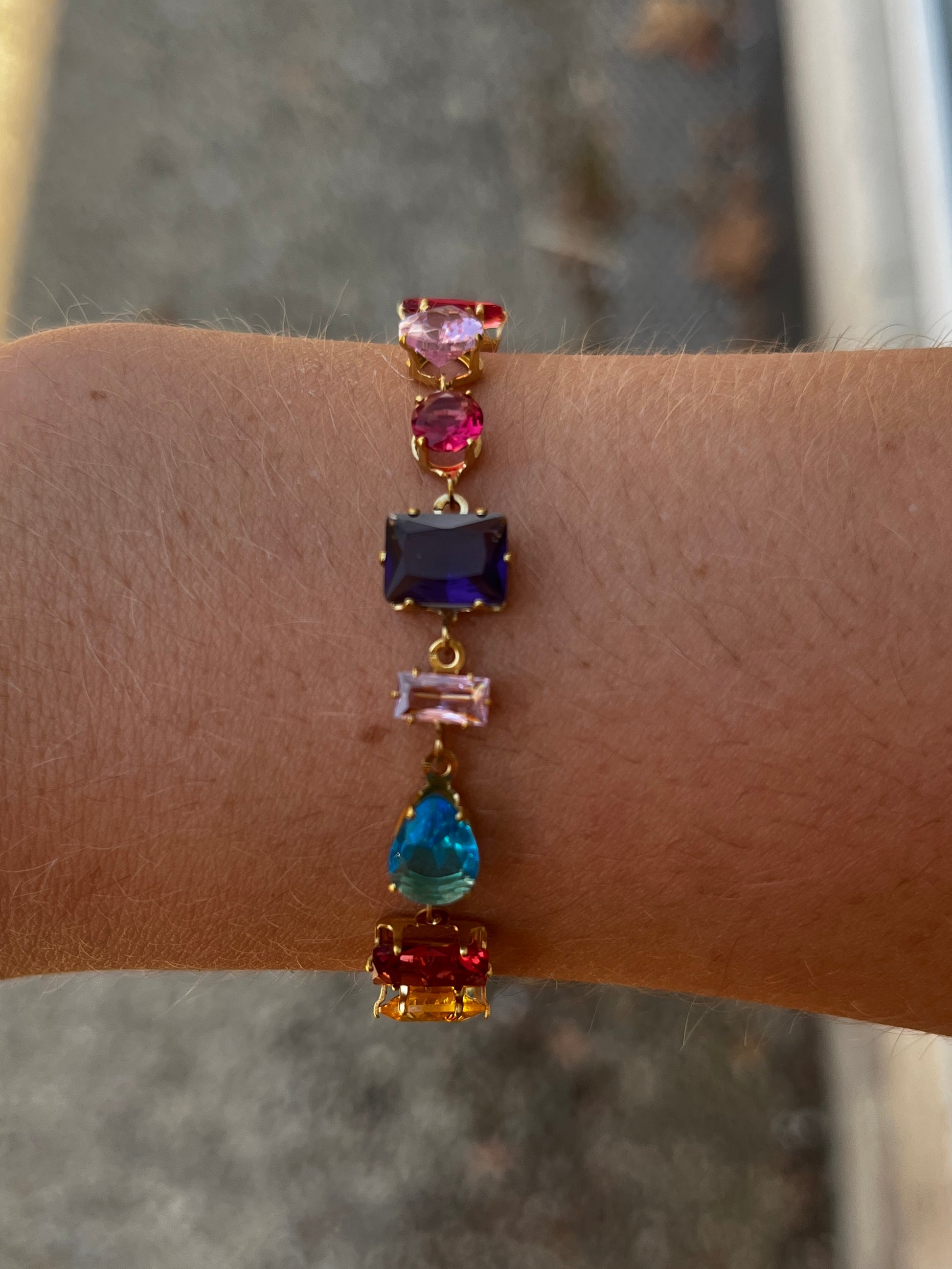 Bracelet pierre multicolore ⭐️