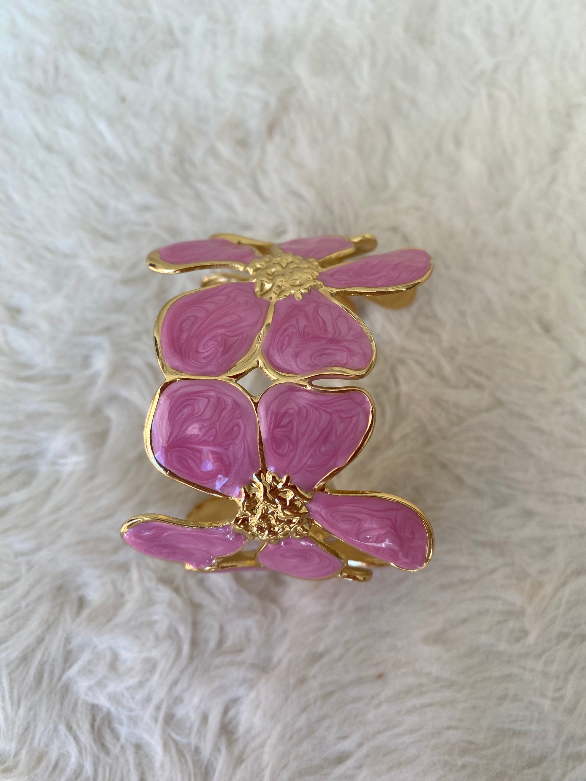Manchette rose