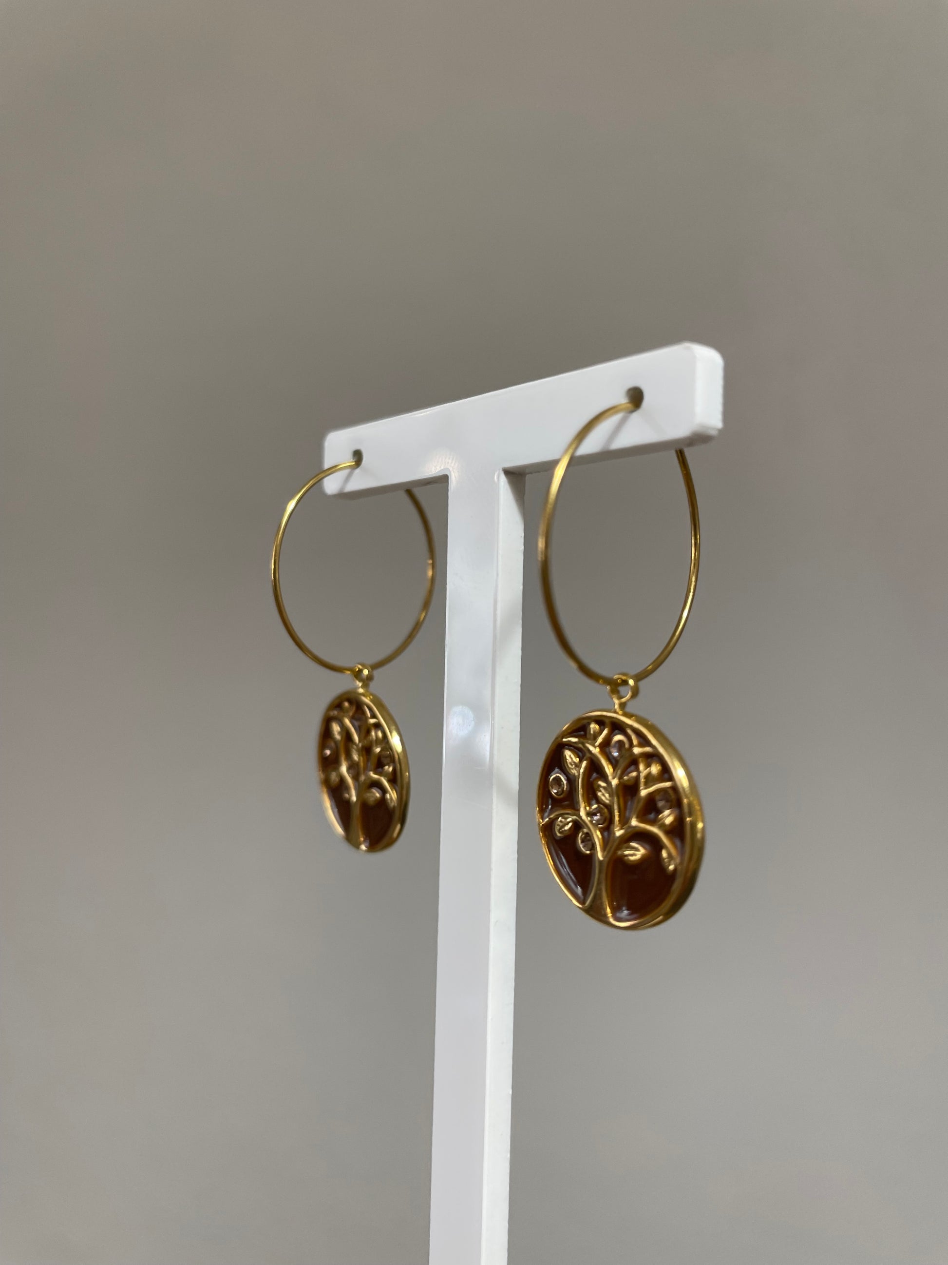 Boucles d’oreilles arbre de vie
