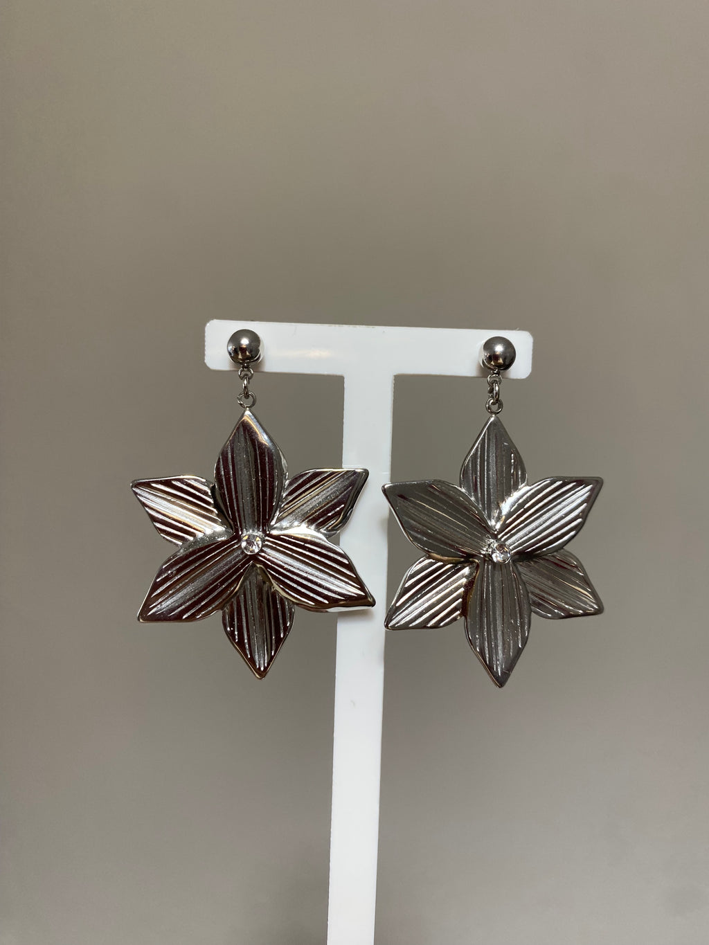Boucles d’oreilles argentés