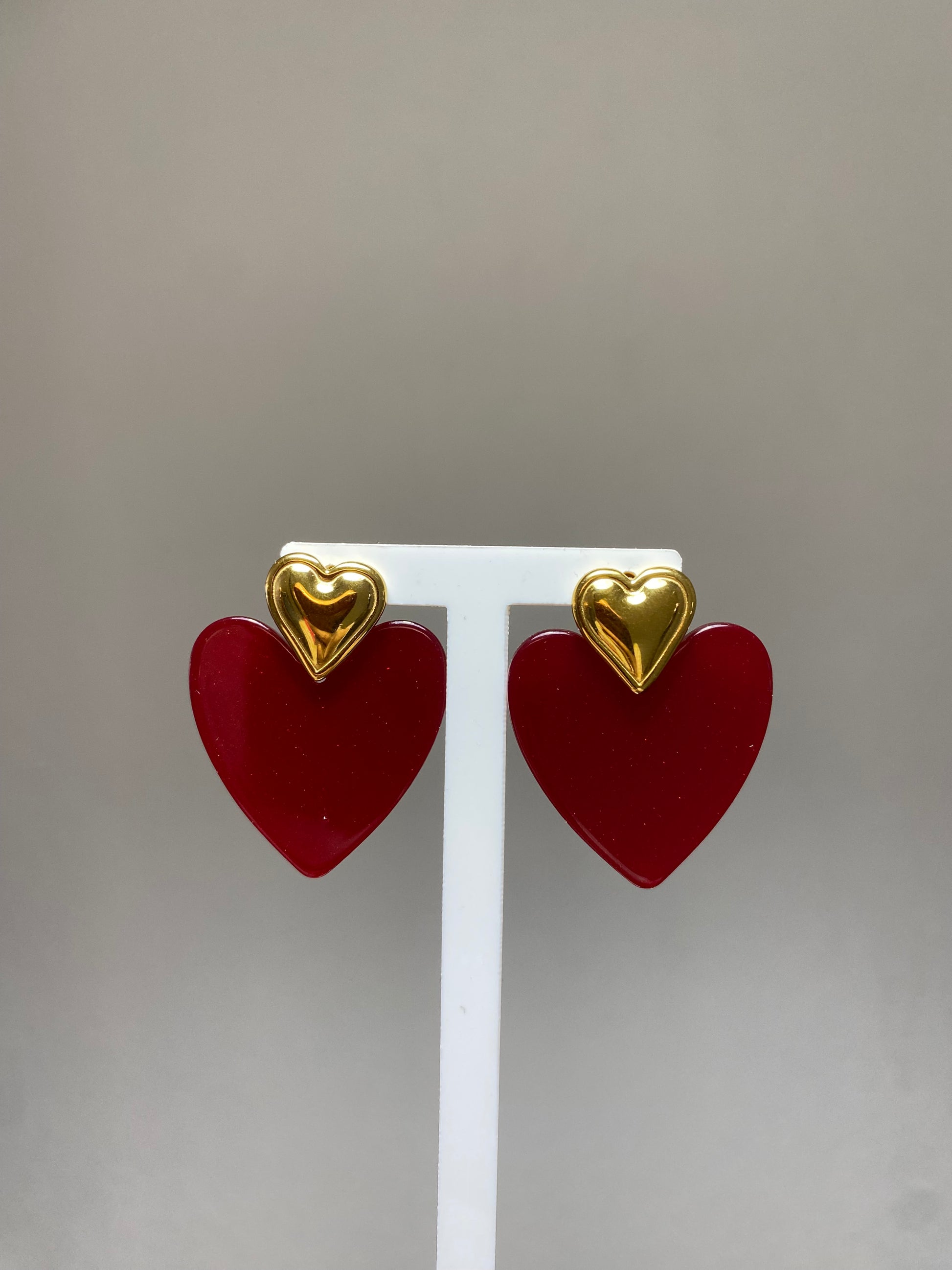 Boucles d’oreilles Coeur