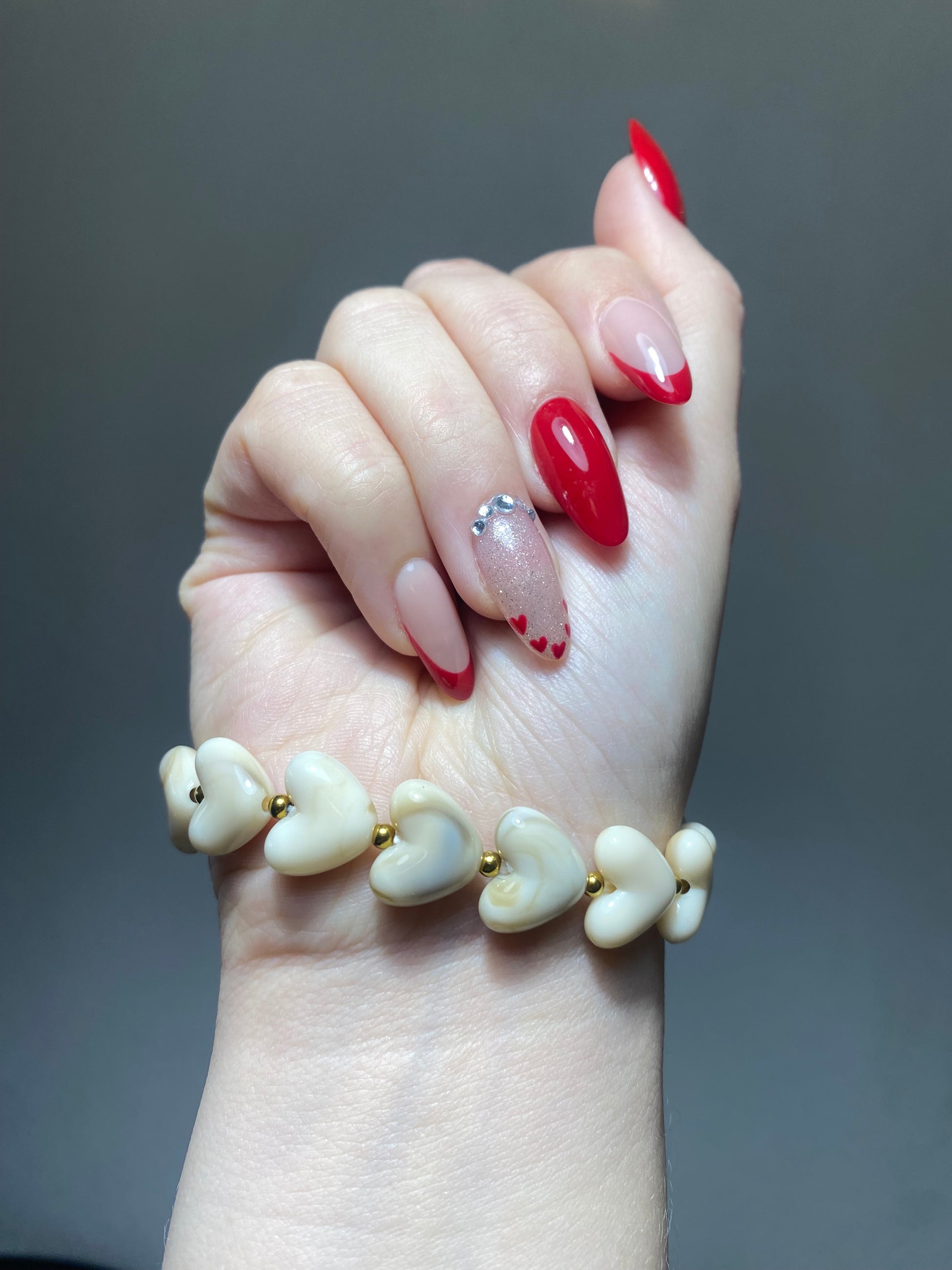 Bracelet mini cœurs