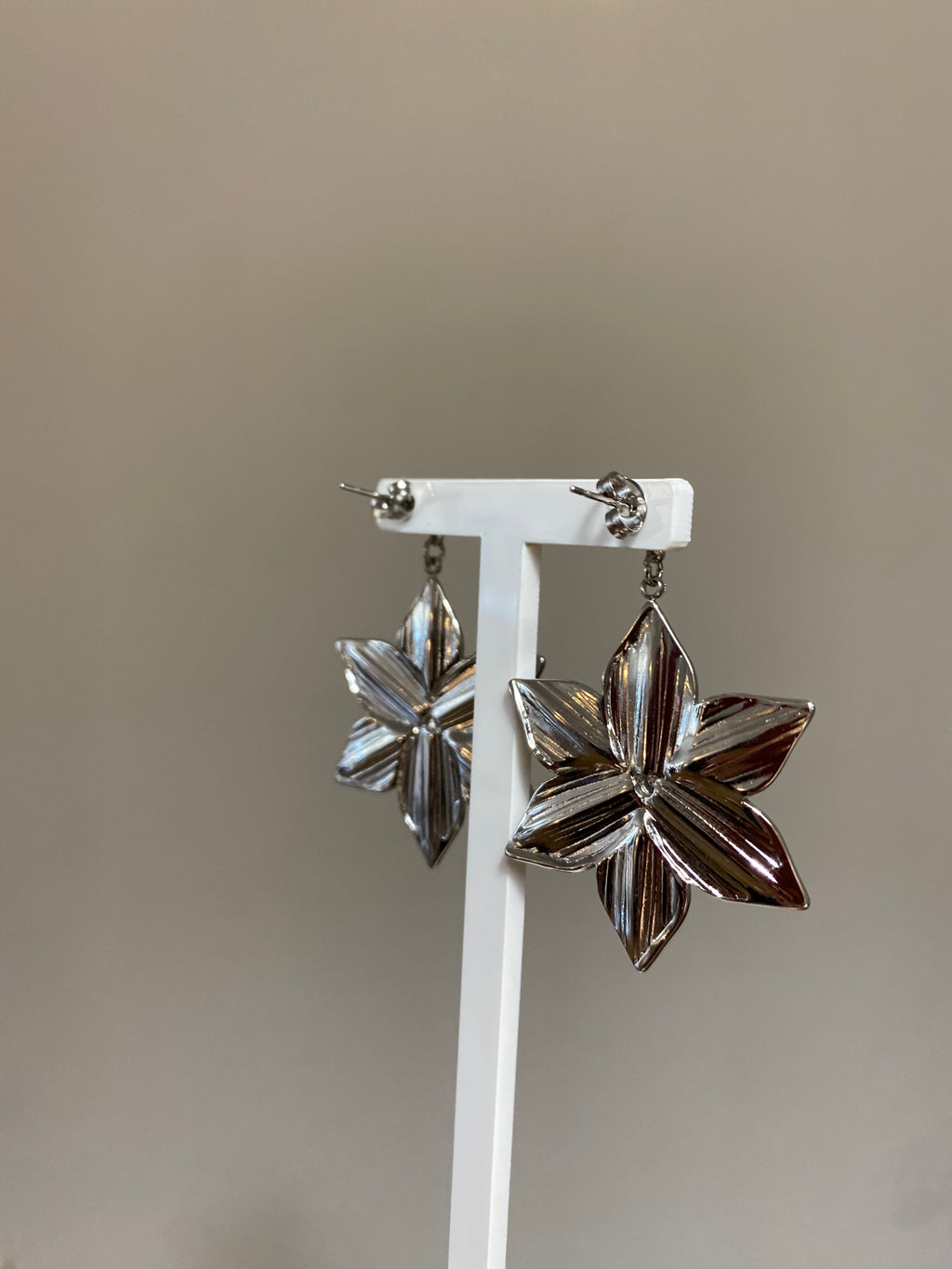 Boucles d’oreilles argentés