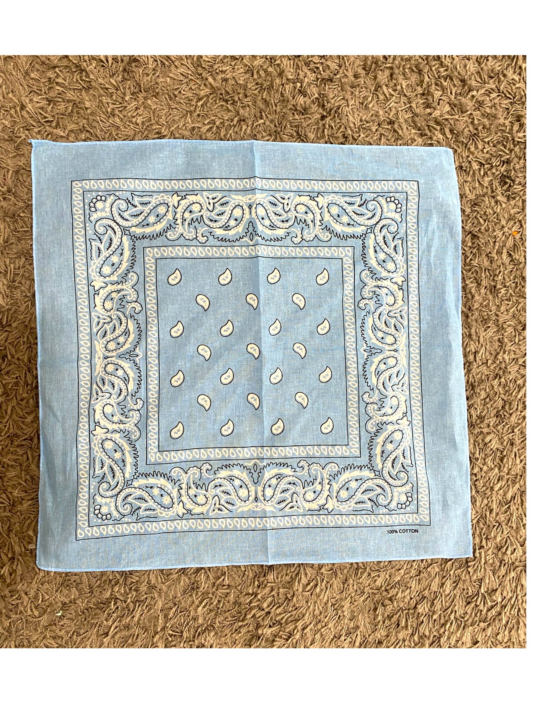Bandana bleu